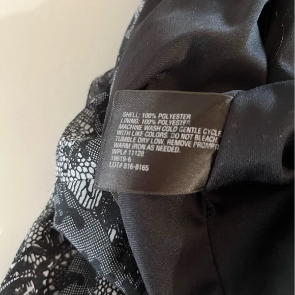 East 5th Black and White Maxi Skirt - Picture 5 of 6